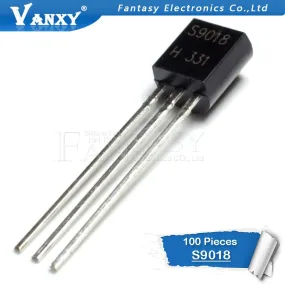 100PCS S9018 TO-92 9018 TO92 new triode transistor