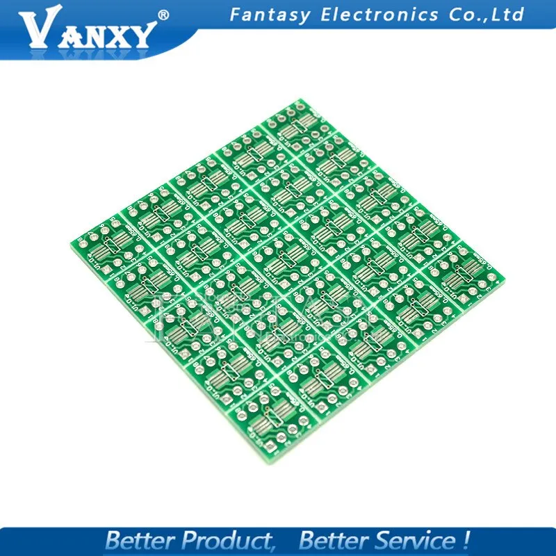 100PCS TSSOP8 SSOP8 SOP8 to DIP8 Transfer Board DIP Pin Board Pitch Adapter