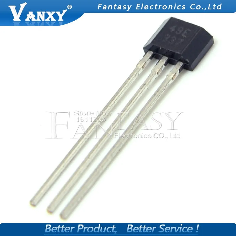 10pcs 49E Hall element OH49E SS49E Hall sensor Hall Effect Sensor new