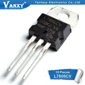 10PCS L7806CV TO220 L7806 TO-220 7806 LM7806 MC7806 new and  original IC