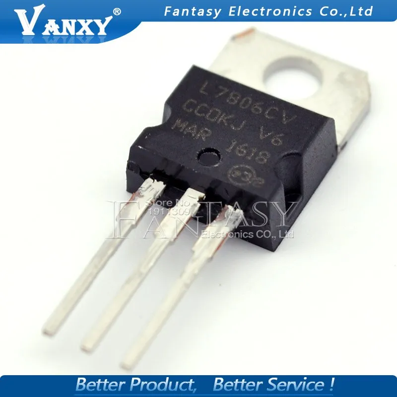 10PCS L7806CV TO220 L7806 TO-220 7806 LM7806 MC7806 new and  original IC