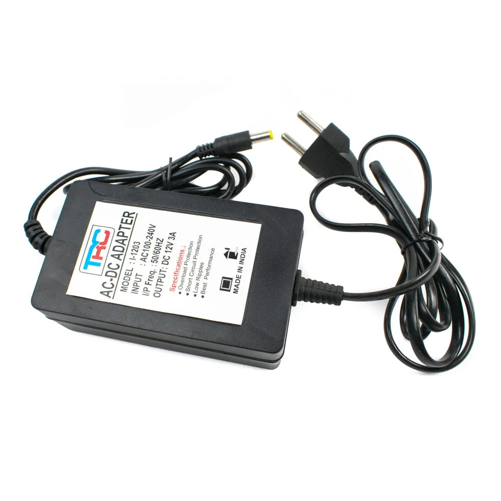 12V 3A DC Power Supply Adapter