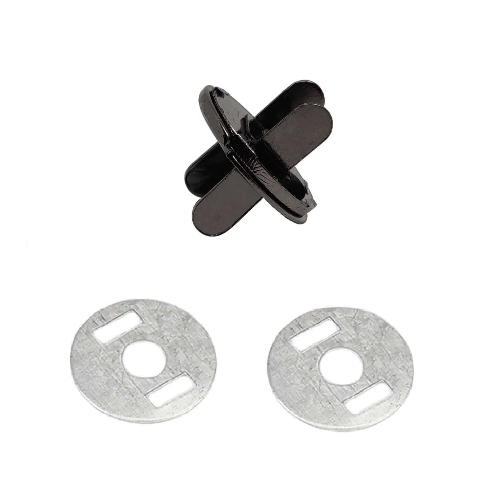 14x2mm Half Cover Magnetic Snaps (50-sets)
