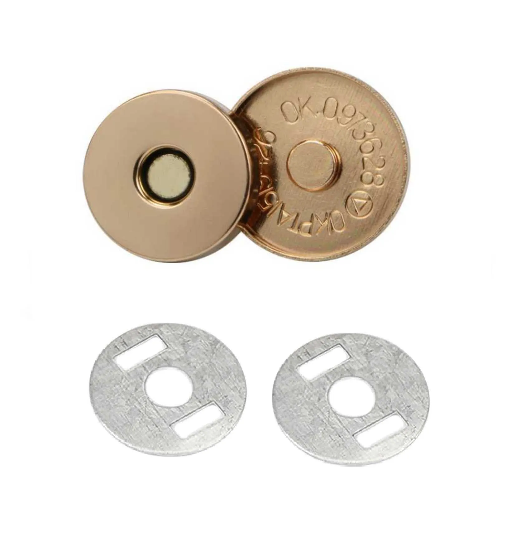 18x4.5mm Full Cover Magnetic Snaps (50-sets)