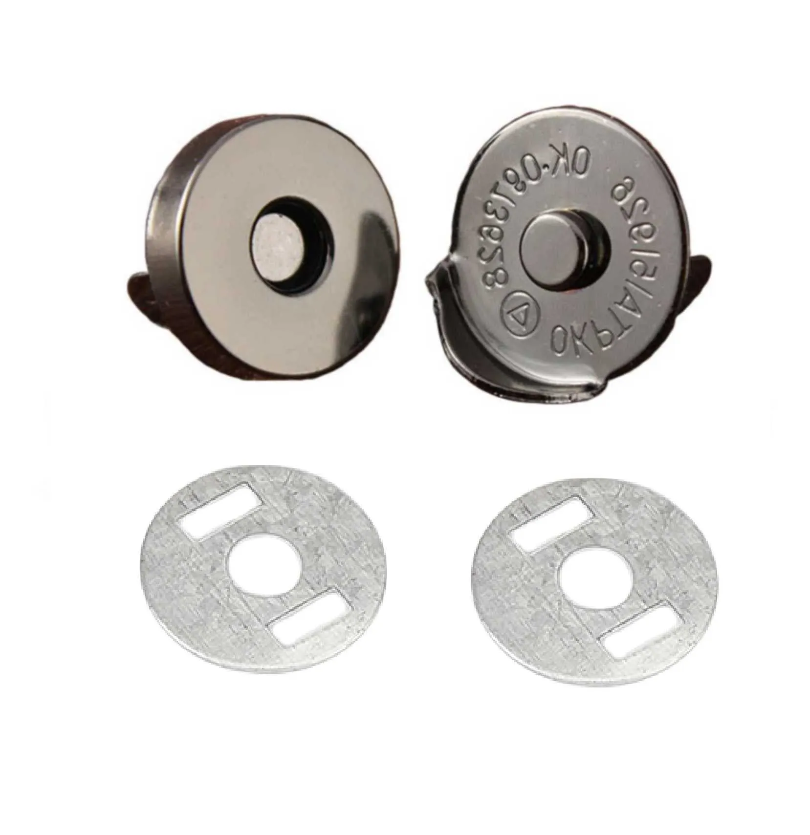 18x4.5mm Half Cover Magnetic Snaps (50-sets)
