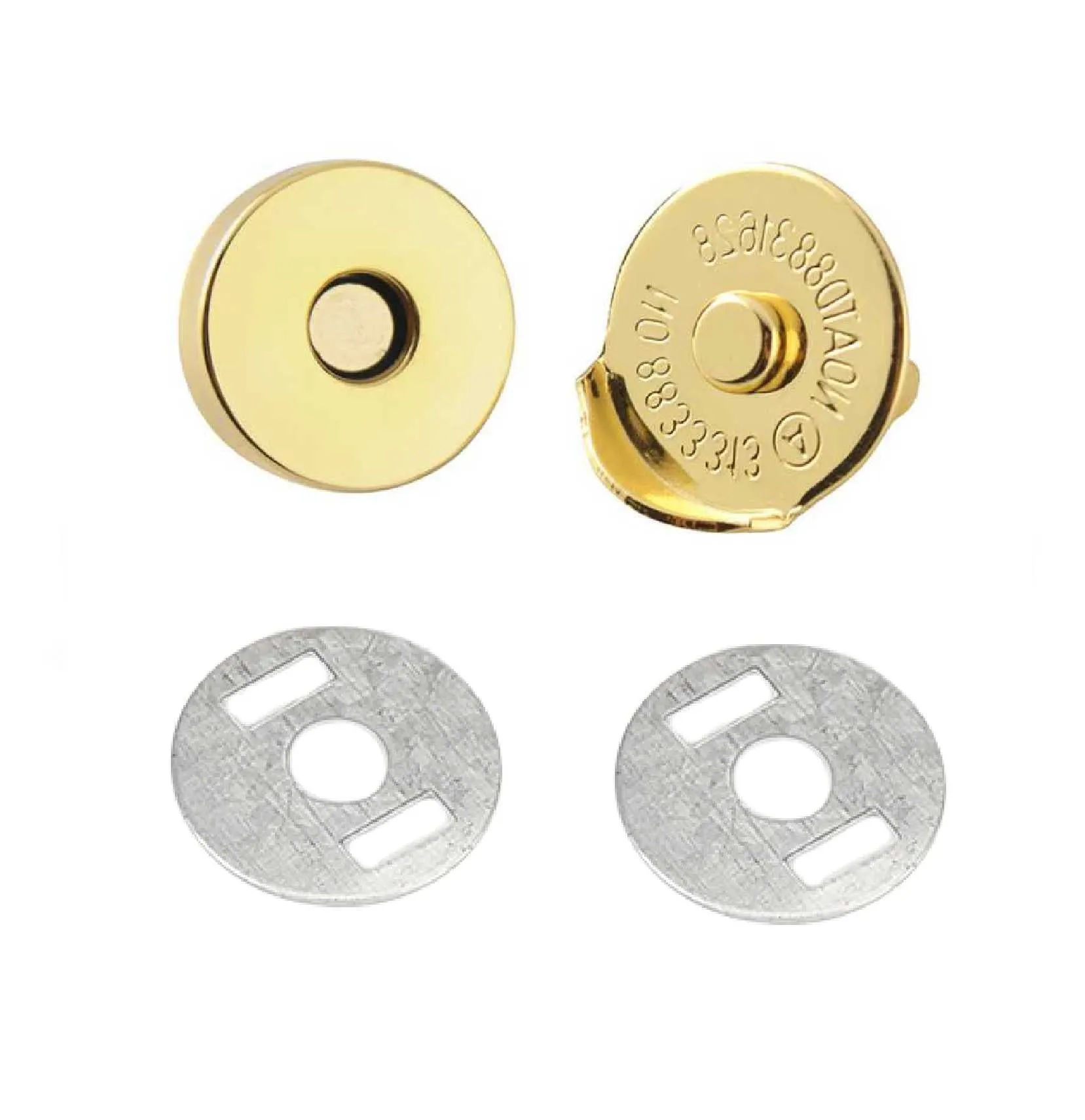18x4.5mm Half Cover Magnetic Snaps (50-sets)