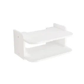 28 x 12.7 x 19cm Modern Simplicity Router Wall Shelf Rack RA-116
