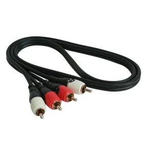 3’ Stereo Phono (RCA) Male-to-Male Audio Cable