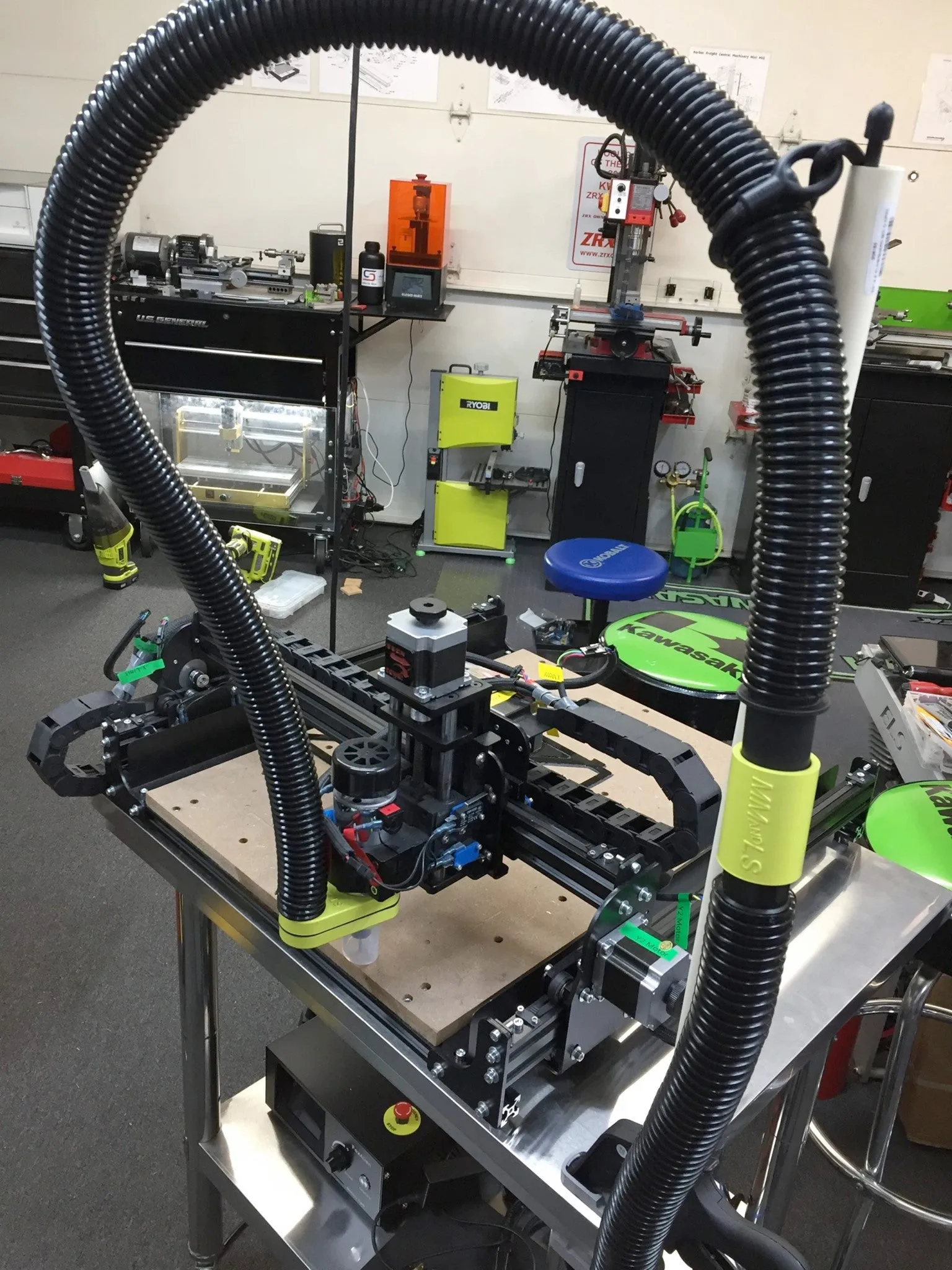 300W Spindle Dust Shoe for FoxAlien CNC Router 4040-XE