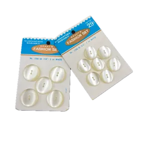3/4" or 7/8" Fashion Set | Plastic Buttons | Choose Your Size
