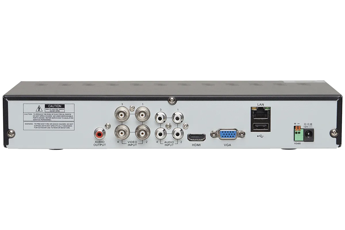 4-Camera Security System with 1TB Digital Video Recorder and 1080p Resolution