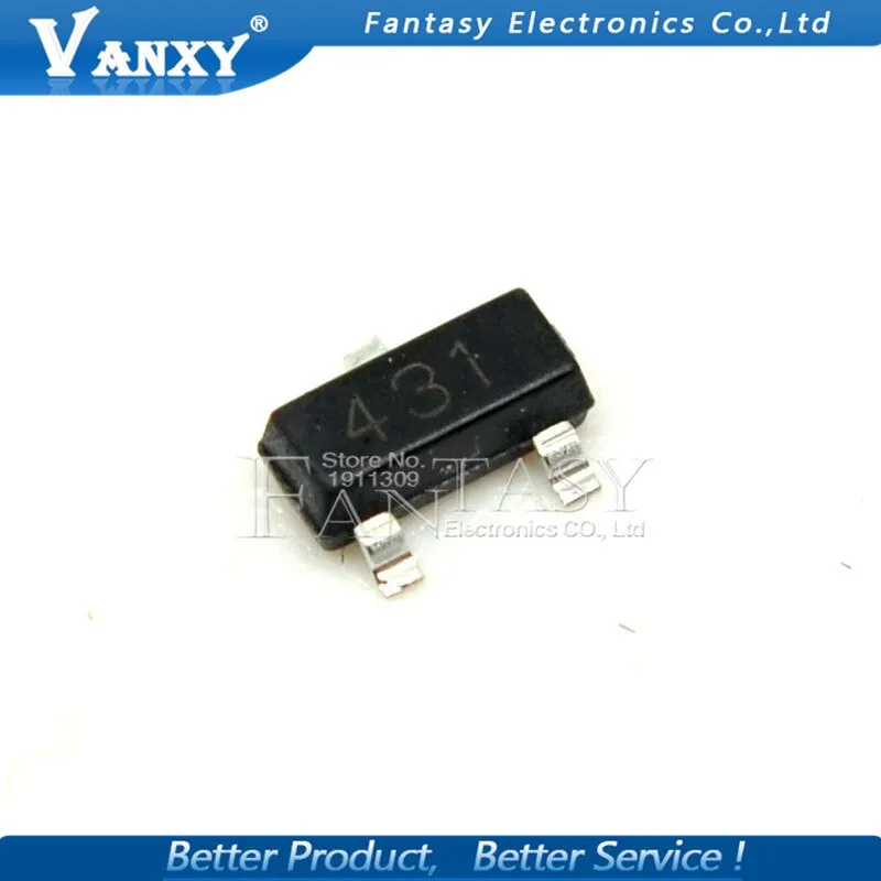 50PCS TL431 SOT TL431A SOT-23 431 SOT SMD new  voltage regulator IC