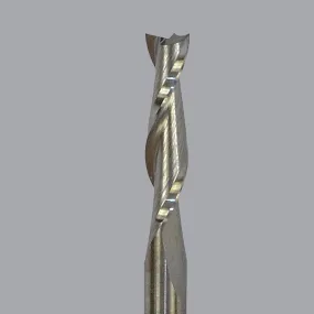 52-244, 0.125" Dia, 0.5" LOC, 0.125" Shank Dia, 2" OAL, Two Flute Router Bit