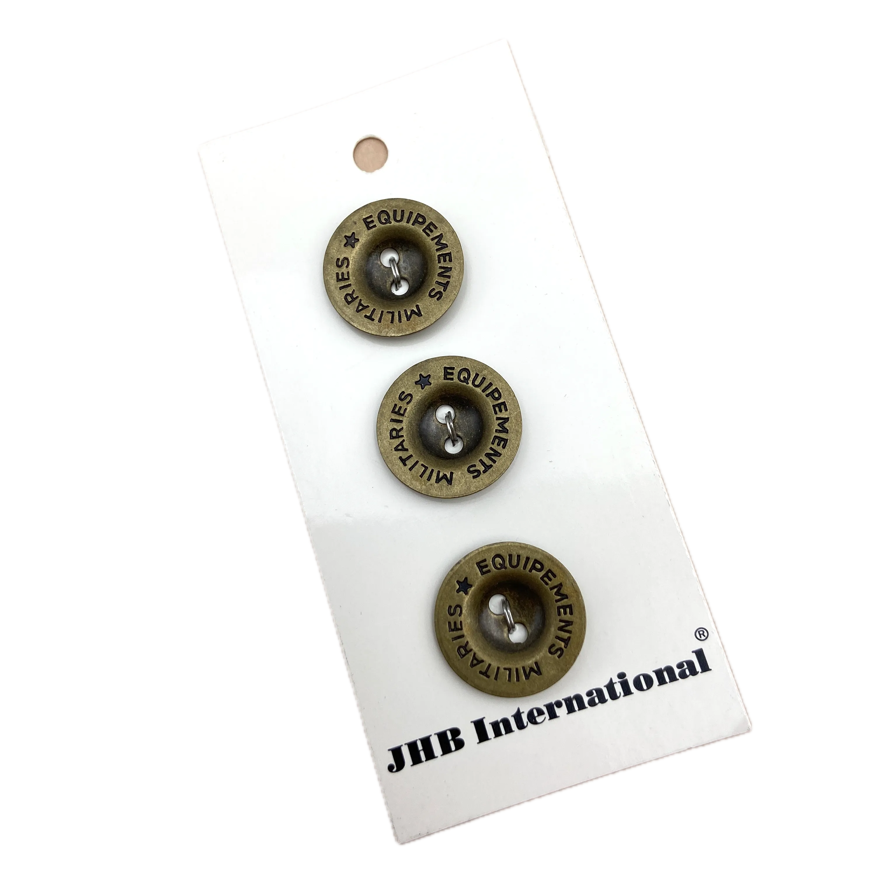 5/8" or 3/4" One Star | Metal Buttons | Choose Your Size