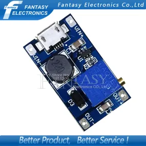 5pcs dc-dc step up buck 2A boost module LM2577 DC-DC boost module wide input voltage 2 / 24V liter 5/9/12 / 28V