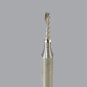 65-000, 0.0625" Dia, 0.25" LOC, 0.125" Shank Dia, 2" OAL, Single Flute Router Bit
