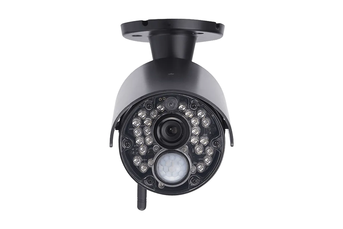 720p Wireless Video Surveillance System for home, 4 outdoor cameras with audio and 65FT night vision