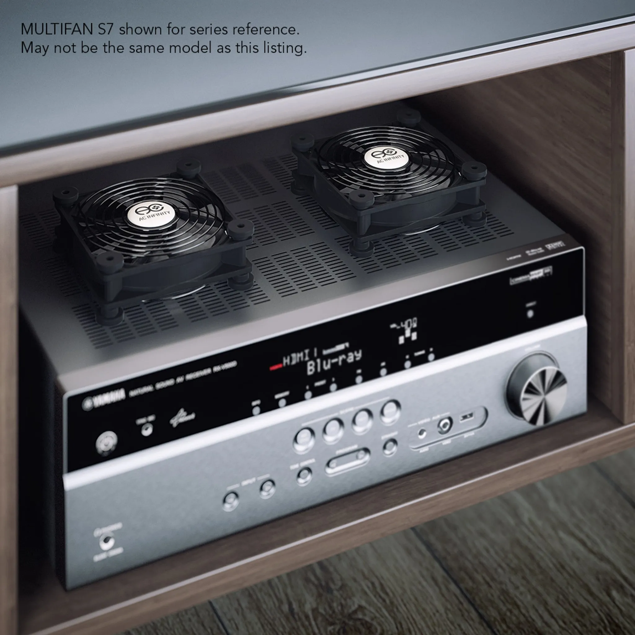 AC Infinity Multifan Mini, Quiet AC-Powered Cooling Fan, 40mm
