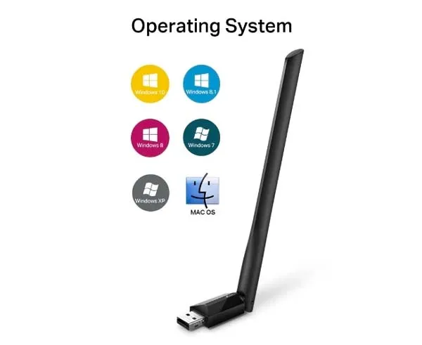 AC600 High Gain Wireless Dual Band USB Adapter