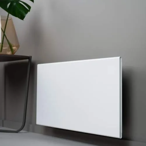 ADAX Neo Smart Wifi Electric Panel Heater/Convector Radiator With Timer. Smartphone Control, Splash Proof, Economic, Modern, Designer, 1200W, Lava Grey