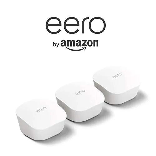 Amazon eero mesh WiFi system – router replacement for whole-home coverage (3-pack)