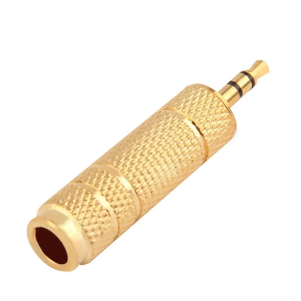 AMZER 6.35 mm (1/4 Inch) Male to 3.5 mm Female and Audio Stereo Plug 3.5 mm Male to 6.35 mm (1/4 Inch) Female