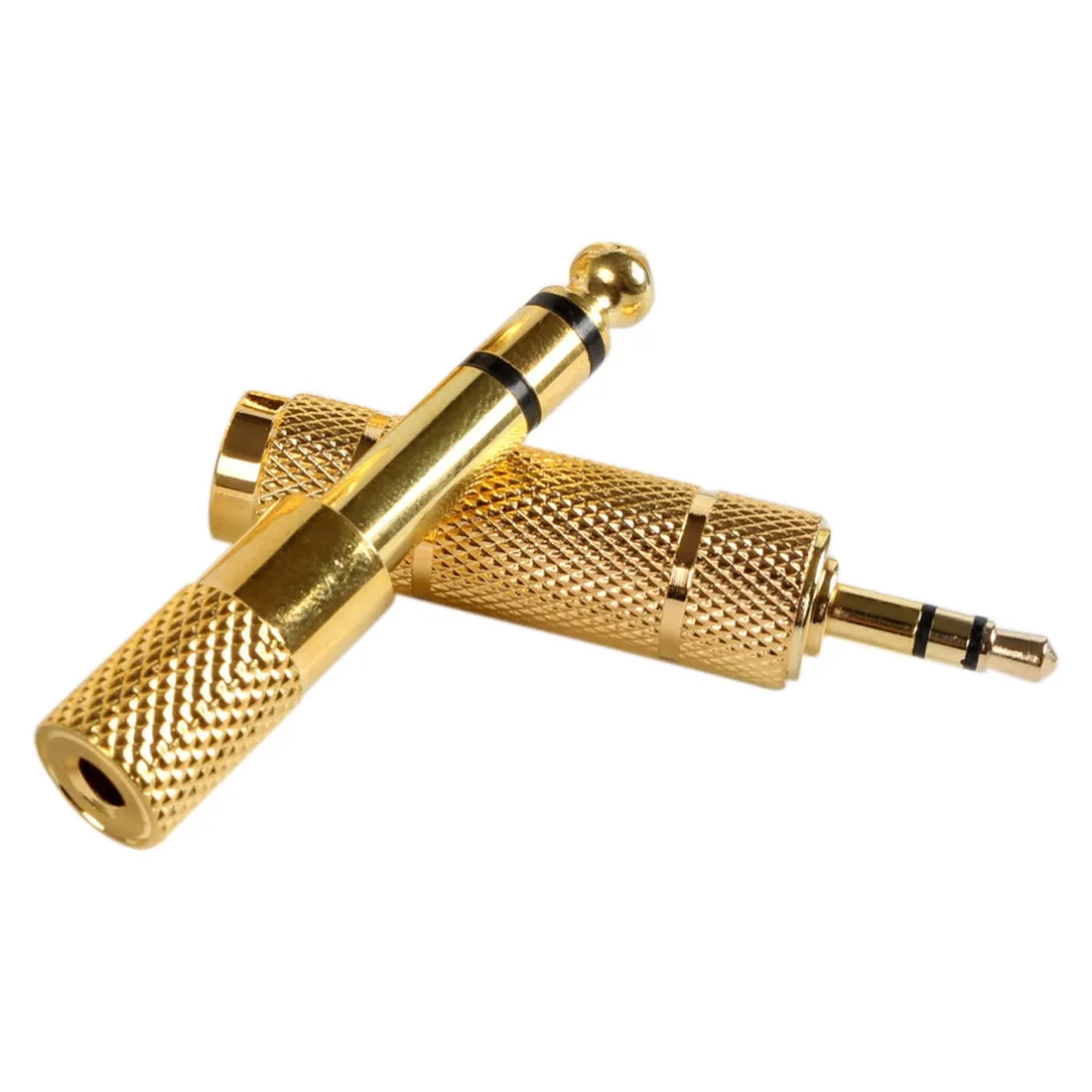 AMZER 6.35 mm (1/4 Inch) Male to 3.5 mm Female and Audio Stereo Plug 3.5 mm Male to 6.35 mm (1/4 Inch) Female