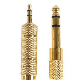 AMZER 6.35 mm (1/4 Inch) Male to 3.5 mm Female and Audio Stereo Plug 3.5 mm Male to 6.35 mm (1/4 Inch) Female