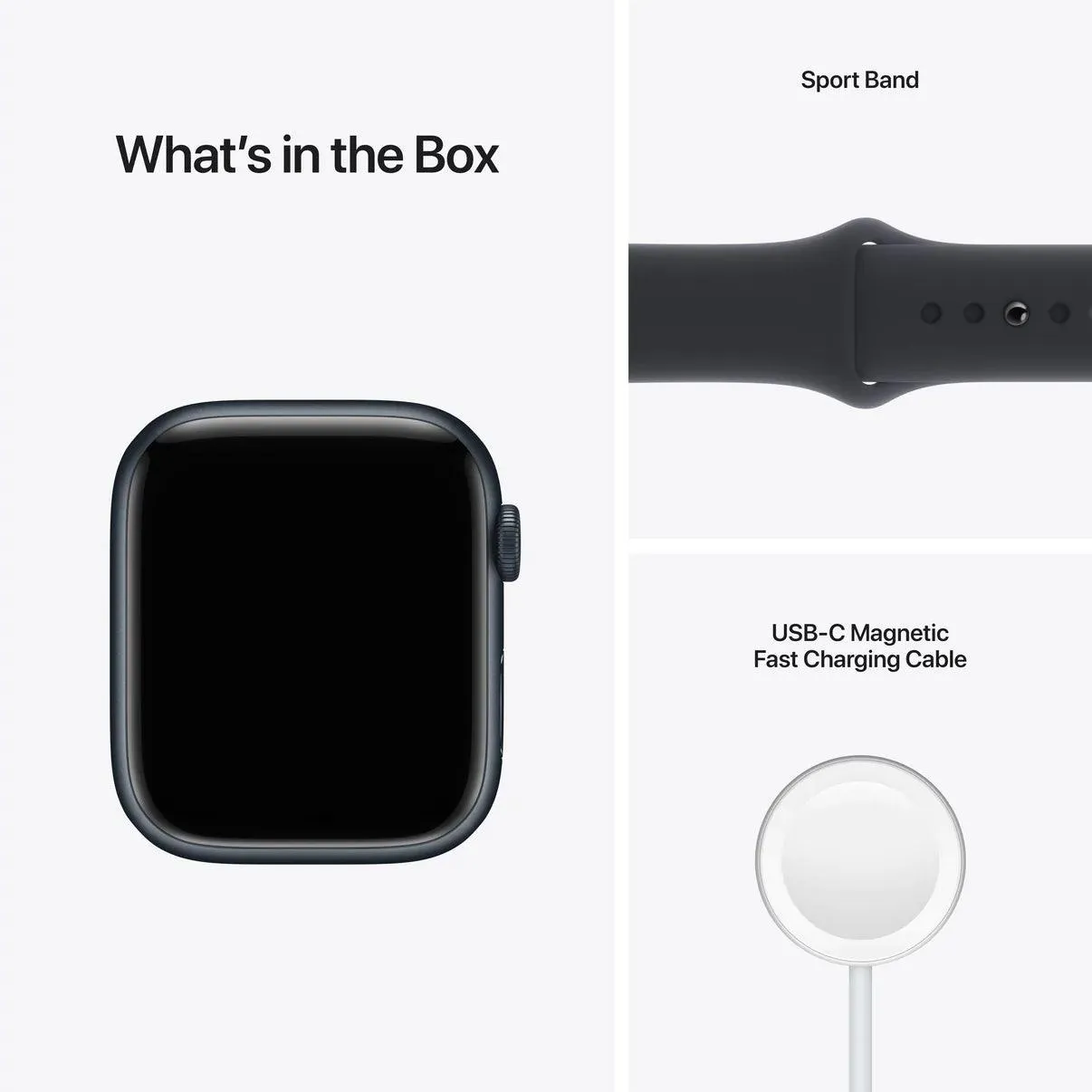 Apple Watch S7 GPS 45mm Sport Band
