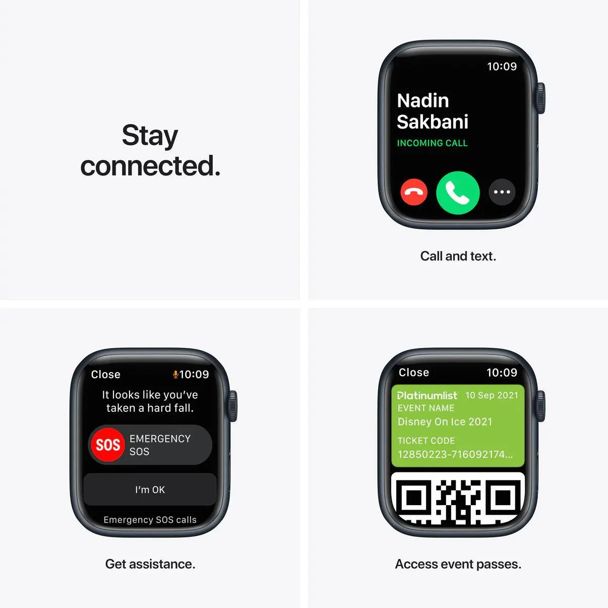 Apple Watch S7 GPS 45mm Sport Band