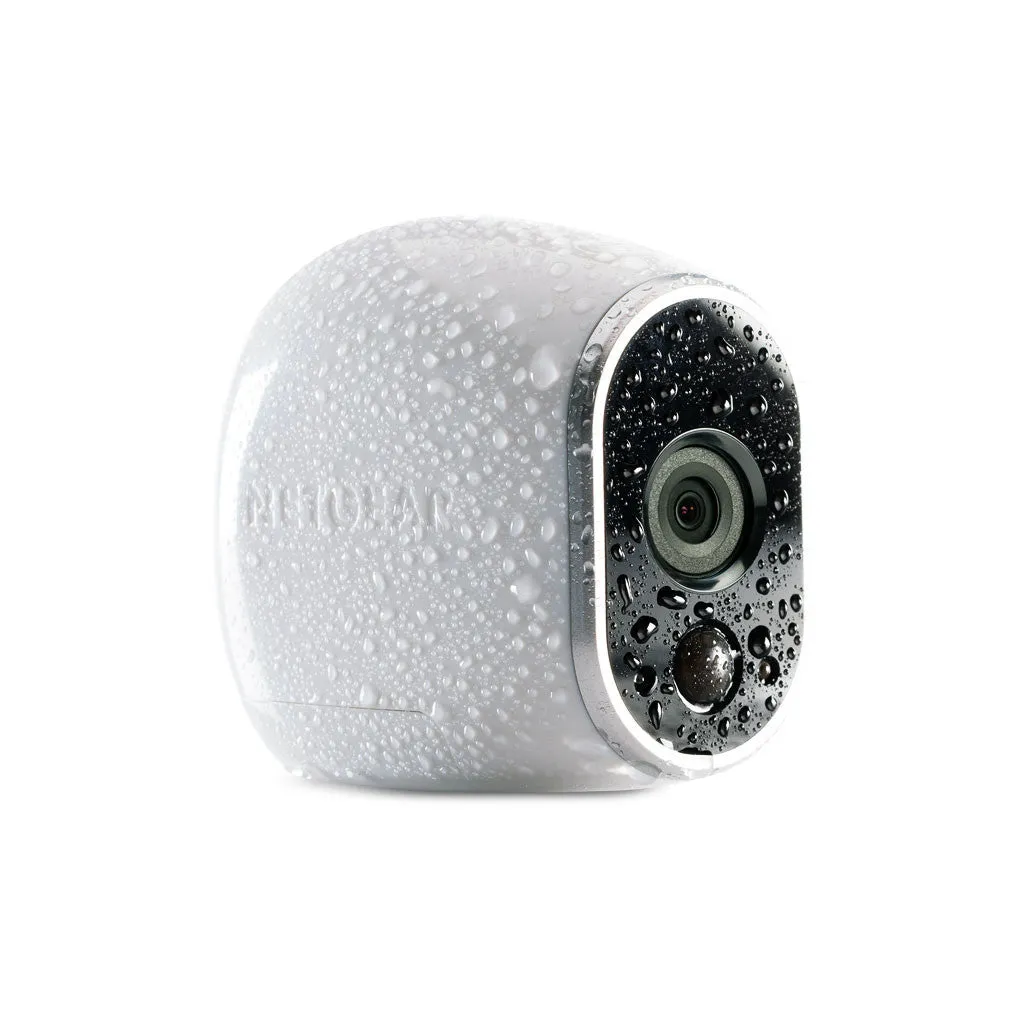 Arlo Smart Home Indoor/Outdoor Wireless High-Definition IP Security Cameras (3-Pack) - White/Black (vms3330)