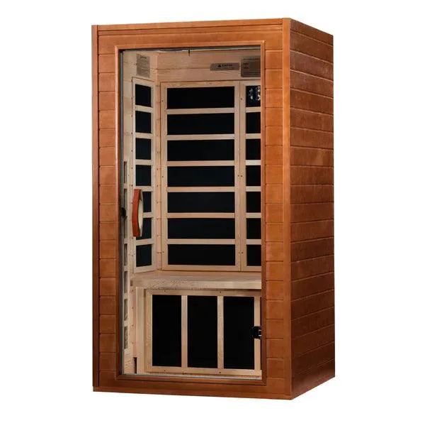 Avila 1-2-person Low EMF Infrared Sauna - Canadian Hemlock