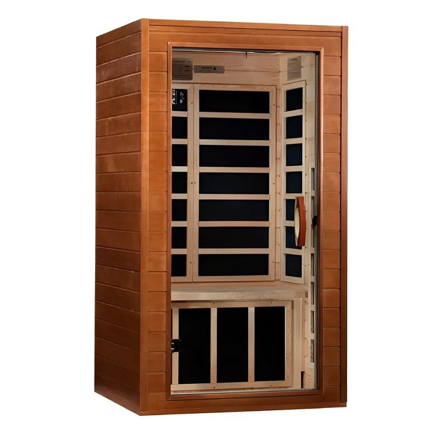 Avila 1-2-person Low EMF Infrared Sauna - Canadian Hemlock