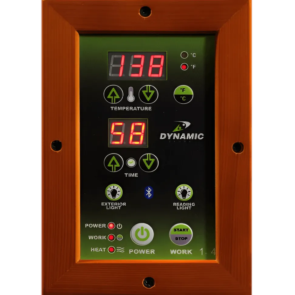Avila 1-2-person Low EMF Infrared Sauna - Canadian Hemlock