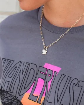 Ayla Star Necklace - Gold