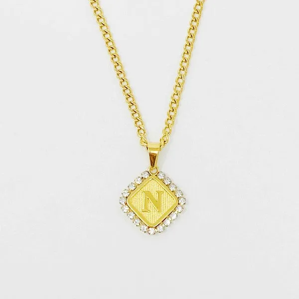 Aztec Delight Initial Necklace