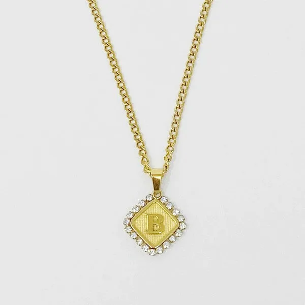 Aztec Delight Initial Necklace