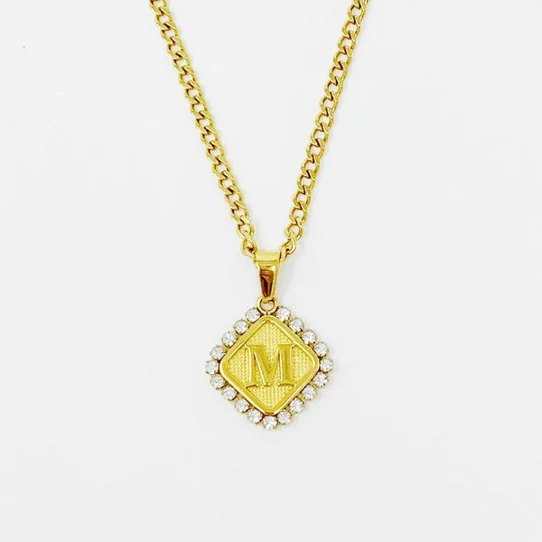 Aztec Delight Initial Necklace