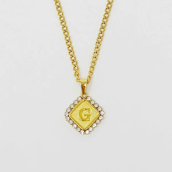 Aztec Delight Initial Necklace