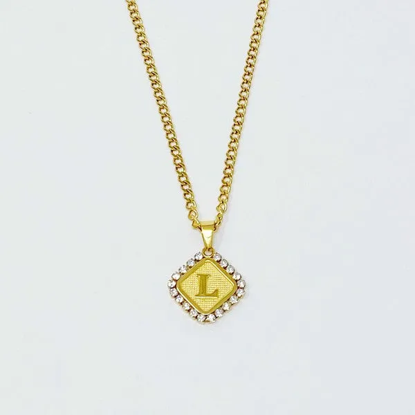 Aztec Delight Initial Necklace
