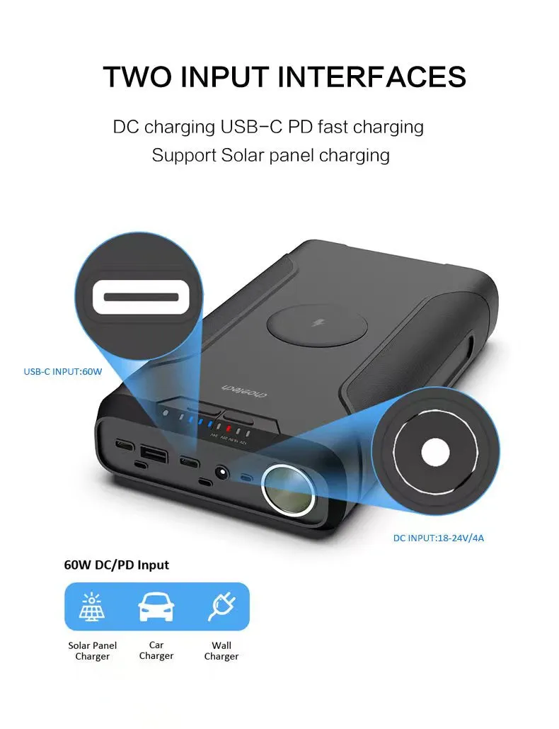 B661 Choetech 69,600mAh 254Wh with DC Output Power Bank