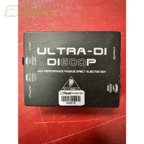 Behringer DI600P Ultra-DI Passive Direct Injection Box, Used, from Rental Department
