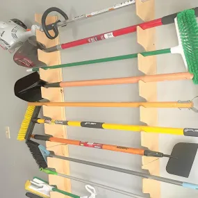 BEST Garage Yard Tool Rack, Best Yard Tool Storage Rack, Garden Tool Storage, Garage Storage and Organizer
