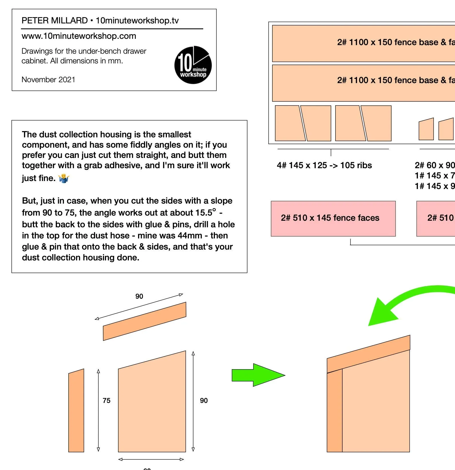 Birch Ply Router Fence Plans
