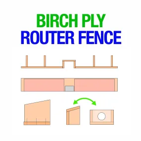 Birch Ply Router Fence Plans