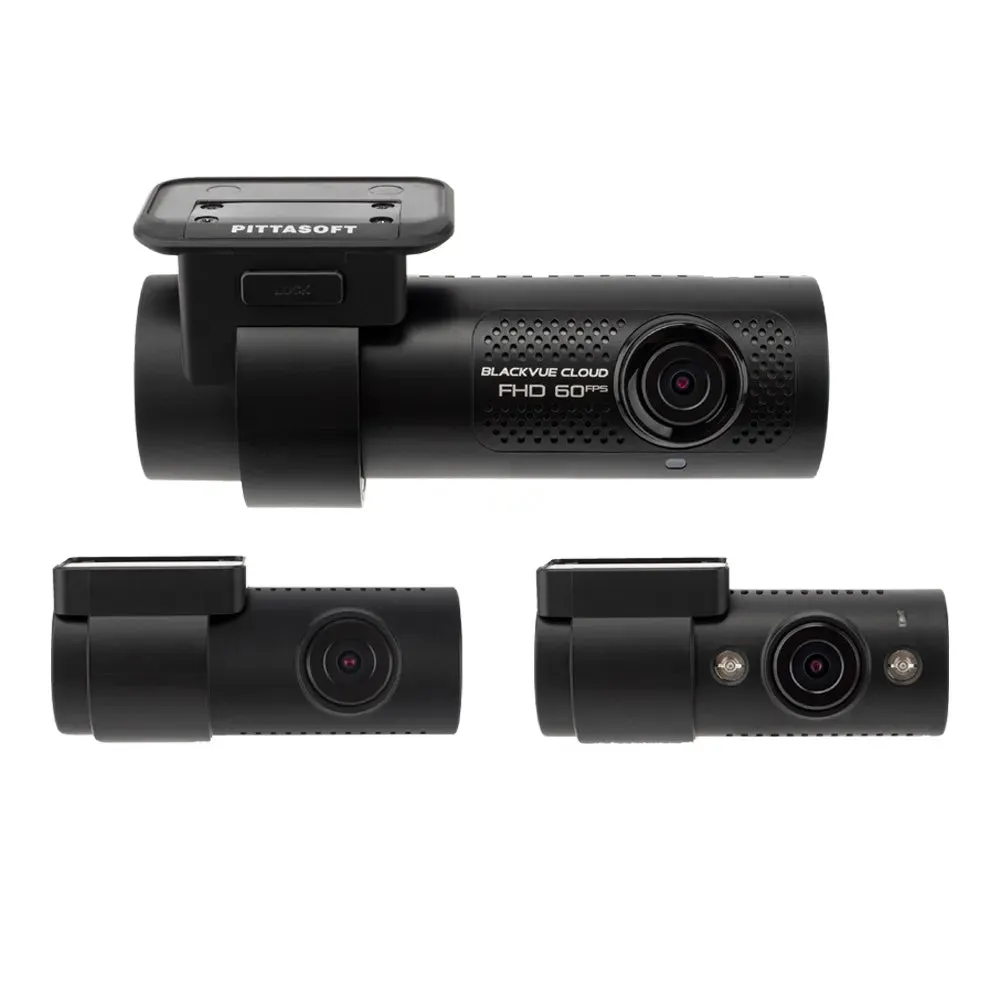 BlackVue DR750X-3CH-PLUS 32GB Triple-Channel Dash Cam with BlackVue Cloud Connectivity