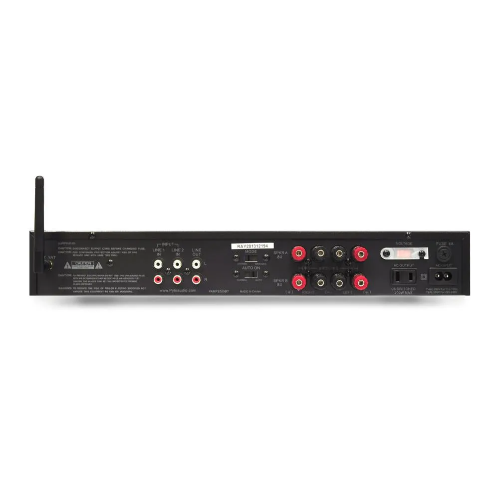 Bluetooth Digital Stereo Power Amplifier, 240 Watt, Bridge-Ability