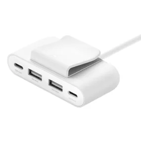 BoostCharge 4-Port USB Power Extender — White