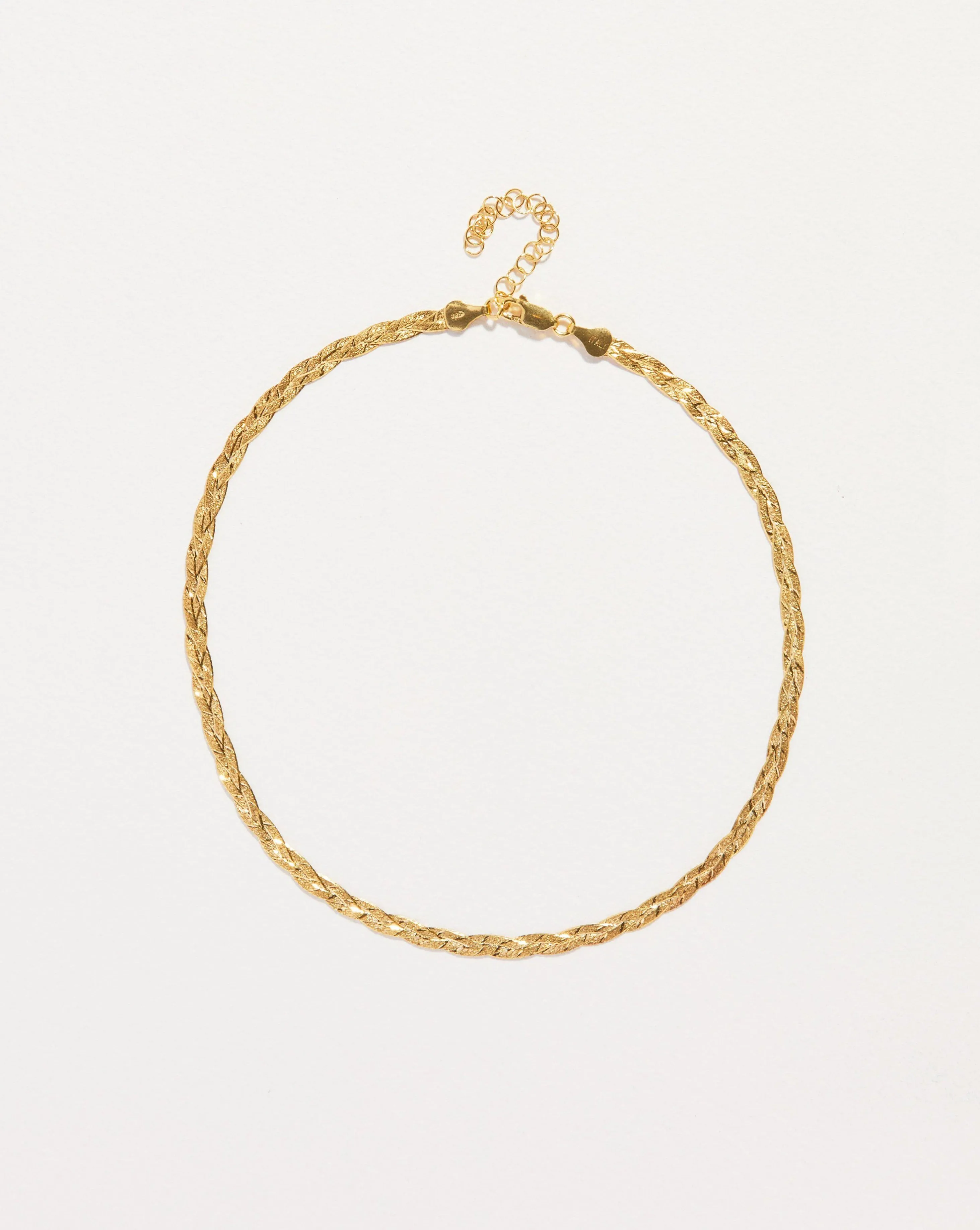 Braided Herringbone Thin Chain