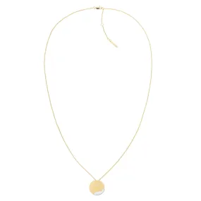 Calvin Klein Jewellery Silver & Gold Steel Women's Pendant Necklace - 35000149